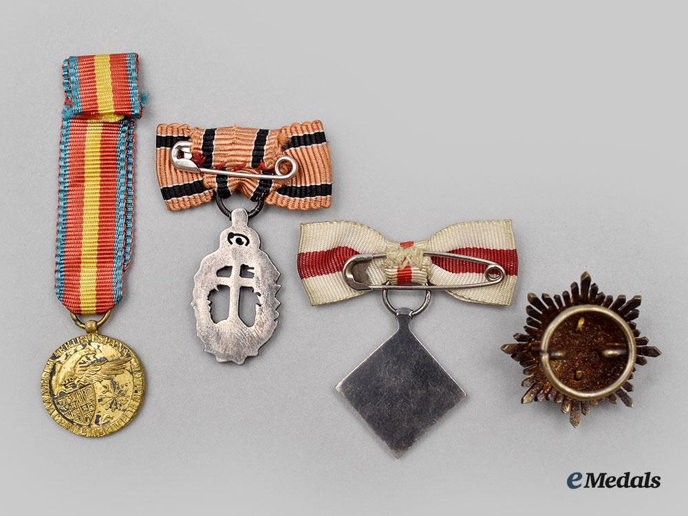 spain,_kingdom,_francoist_era._a_lot_of_four_miniature_awards_l22_mnc5445_689