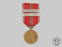 Romania, Kingdom. A Crusade Against Communism Medal, With Two Campaign Clasps And Package, By The Romanian Mint