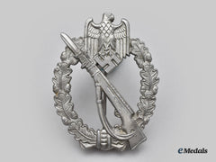 Germany, Wehrmacht. A Mint Infantry Assault Badge, Silver Grade, By Fritz Zimmermann