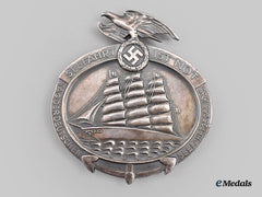 Germany, Third Reich. A Day Of German Seafaring Plaque In Silver, By Carl Wild