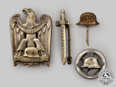 Germany, Der Stahlhelm. A Mixed Lot Of Badges