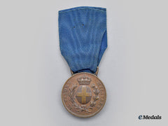 Italy, Kingdom. A Military Valour Medal, In Bronze, To Aviator Bartolini Amelio, Spanish Civil War