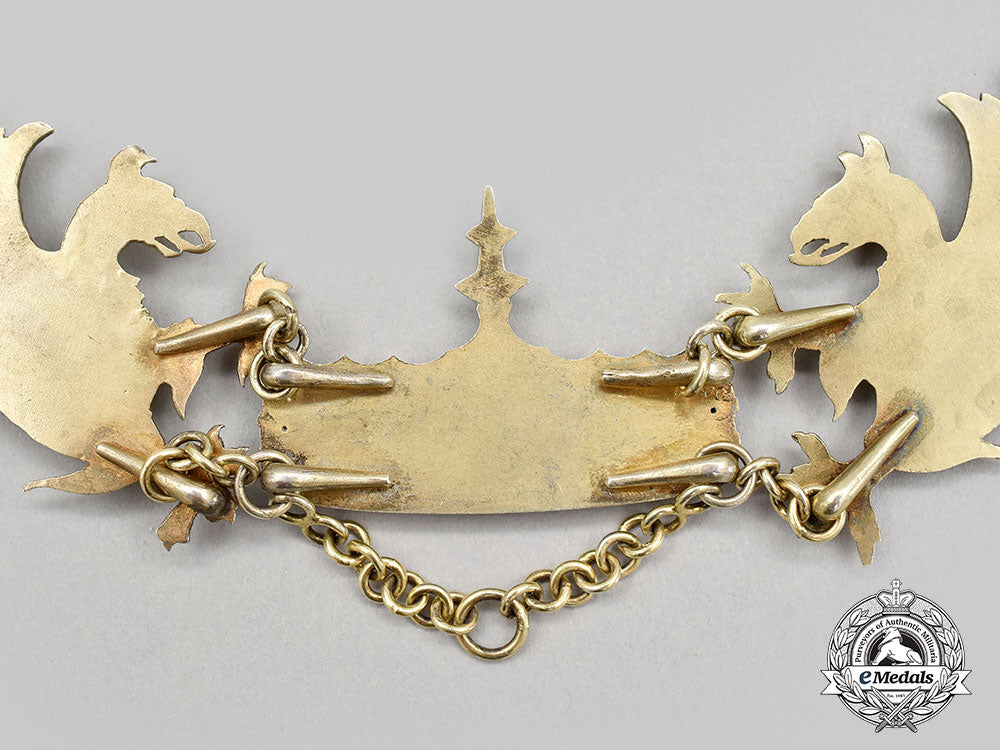 mecklenburg-_sterlitz,_grand_duchy._the_collar_of_the_order_of_the_wendish_crown,_c.1916_l22_mnc6312_335_1