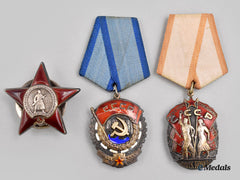 Russia, Soviet Union. A Mixed Lot Of Decorations