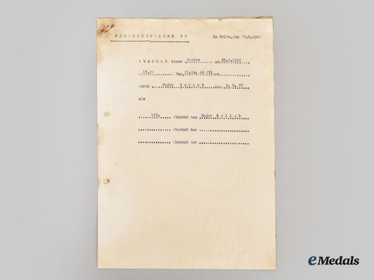 germany,_luftwaffe._a1942_hand-_signed_report_on_the_downing_of_an_allied_bomber_by_fighter_ace_gordon_gollob_l22_mnc7209_667_1