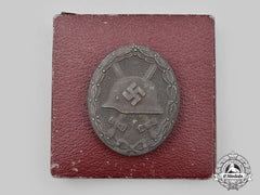Germany, Wehrmacht. A Silver Grade Wound Badge, With Case, By Klein & Quenzer