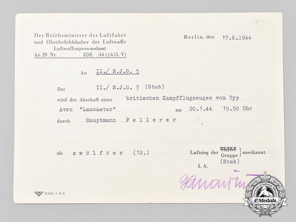 germany,_luftwaffe._a_lot_of_documents_and_photographs_to_hauptmann_leopold_fellerer,_night_fighter_ace_l22_mnc7335_563_1_1_1
