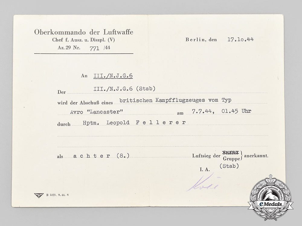 germany,_luftwaffe._a_lot_of_documents_and_photographs_to_hauptmann_leopold_fellerer,_night_fighter_ace_l22_mnc7336_564_1_1_1