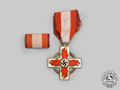 Germany, Third Reich. A Fire Brigade Honour Decoration, Ii Class With Ribbon Bar, By Glaser & Sohn