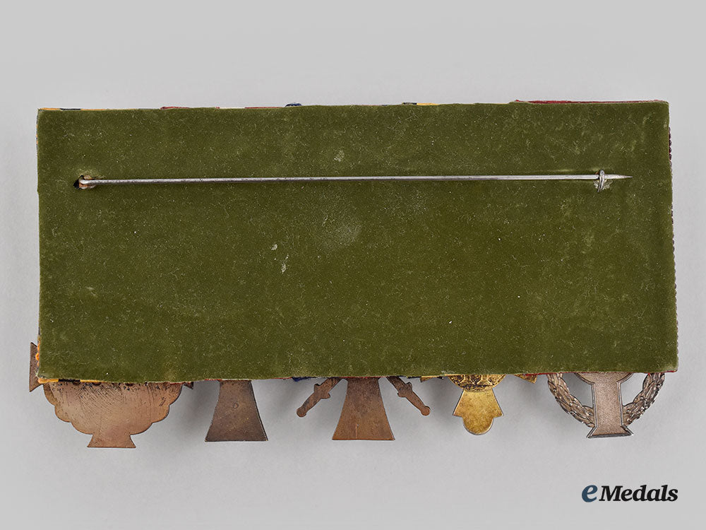 greece,_kingdom._an_order_of_st._george_greek_medal_bar_of_five_decorations,_c.1945_l22_mnc7883_932