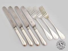 Montenegro, Kingdom. Silverware Belonging To King Nicholas Of Montenegro, By J.A Henckels, Solingen, C.1910