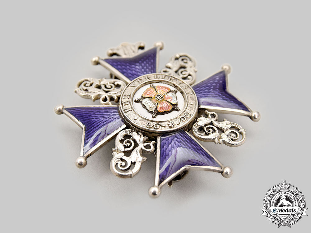 lippe-_detmold,_principality._a_princely_leopold_order,_iii_class_cross,_c.1910_l22_mnc8607_393_1