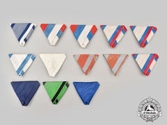 Serbia, Kingdom; Yugogoslavia, Kingdom. A Lot Of Thirteen Mostly Original Medal Ribbons