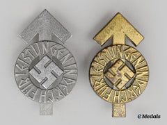 Germany, Hj. A Pair Of Proficiency Badges