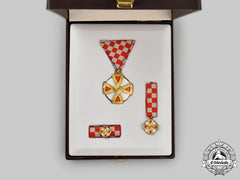 Croatia, Republic. An Order Of The Croatian Interlace, Fullsize And Miniature, Cased