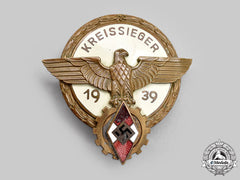 Germany, Hj. A 1939 National Trade Competition Victor’s Badge, Bronze Grade, By A.g. Tham