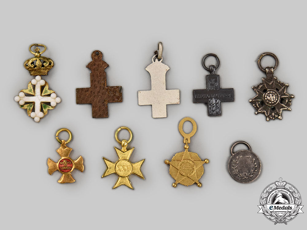 france,_iii_republic;_italy,_kingdom,_republic._a_lot_of_nine_miniature_awards_l22_mnc8724_844_1