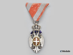 Serbia, Kingdom. An Order Of The White Eagle, V Class, By Karl Fischmeister, C. 1900