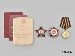 Russia, Soviet Union. A Group Of Three Awards, 43Rd Guard Tank Corp