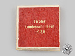Germany, Third Reich. A 1938 Tyrolean Marksmanship Gau Achievement Badge, Type I, Bronze Grade With Case