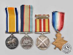 United Kingdom. A Lot Of Four Medals & Awards