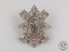 A 5Th Regiment Royal Scots Of Canada Glengarry Badge, C. 1904