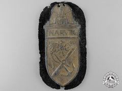 A Kriegsmarine Issue Narvik Shield; Uniform Removed