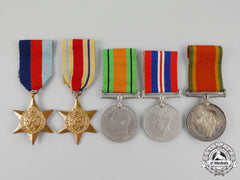 A South African Second War Group Of Five To C.j. Tait
