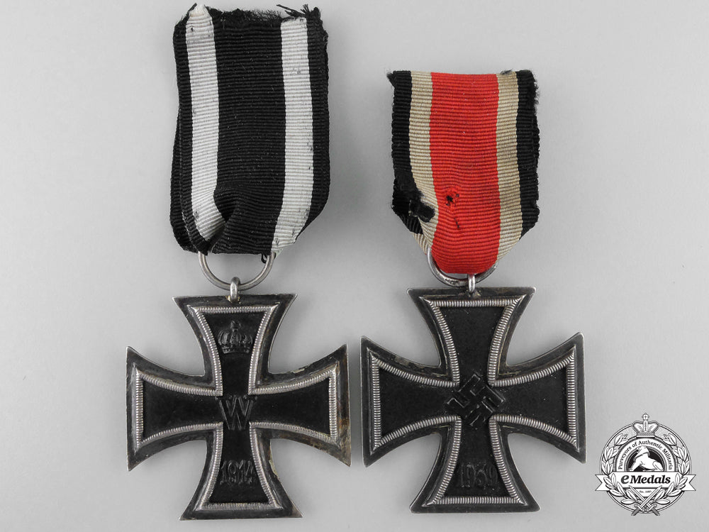 two_first&_second_war_iron_crosses;_second_class_l_535
