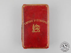 An Order Of The Star Of Ethiopia, 3Rd Class, Officer Case