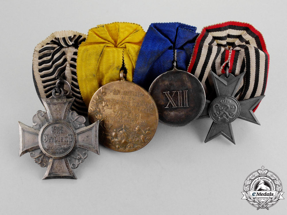 germany._an_imperial_long_service_medal_bar,_c.1910_m17-2068