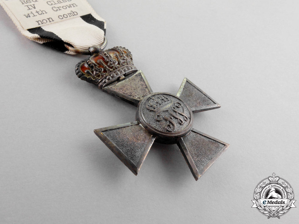prussia._an_order_of_the_red_eagle,_fourth_class_with_crown,_by_wagner,_c.1915_m17-2302