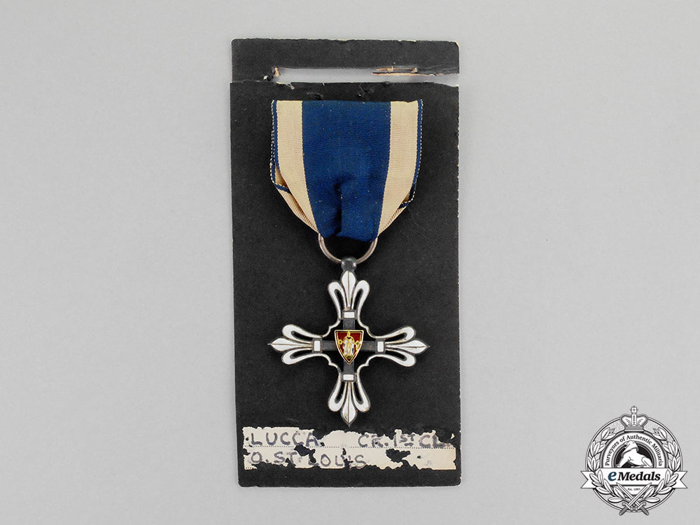 italian_states,_lucca._a_civil_merit_order_of_saint_louis,3_rd_class_knight,_c.1838_m18-0807