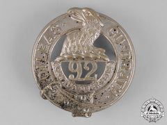 Canada. A 92Nd Infantry Battalion "48Th Highlanders" Glengarry Badge