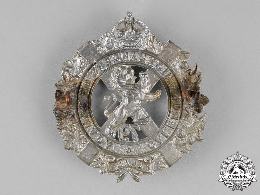 canada._a79_th_cameron_highlanders_of_canada_bonnet_badge,_c.1910_m18-2266
