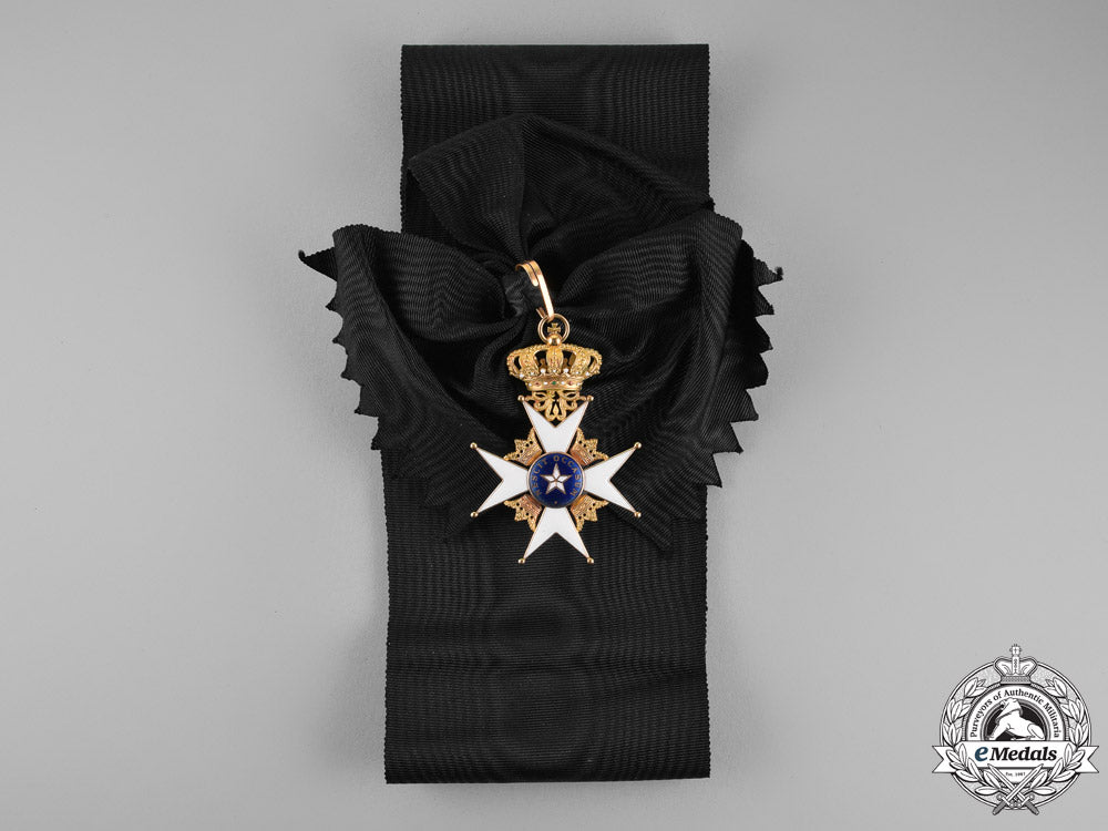 sweden,_kingdom._an_order_of_the_north_star,1_st_class_grand_cross,_by_c.f._carlman,_c.1913_m18-2305_1