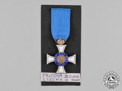 prussia,_state._a_royal_order_of_the_crown,_third_class_with50_jubilee_number,_c.1910_m181_1054
