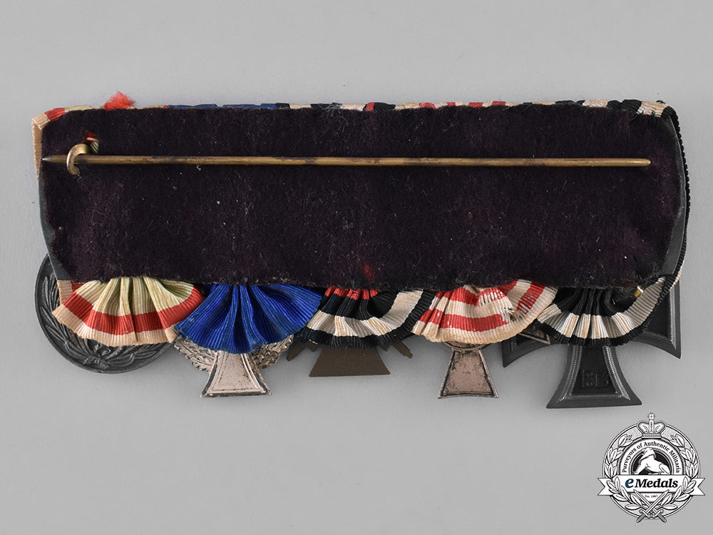 prussia,_state._a_first_war_veteran’s_medal_bar_with_five_medals,_awards,_and_decorations_m181_1196
