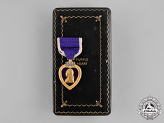 United States. A Purple Heart To Vernon I. Shaffer, 83Rd Reconnaissance Battalion, 3Rd Armored Division