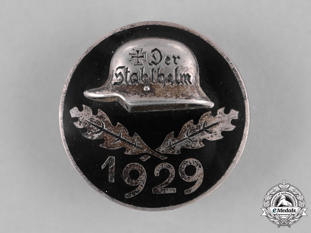 germany,_weimar._a1929_stahlhelm_members’s_badge_m181_4886_1