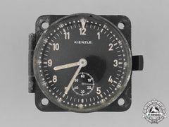 Germany, Luftwaffe. A Cockpit Panel Clock By Kienzle, C. 1942