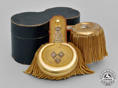 Serbia, Kingdom. A Set Of Army Colonels' Epaulettes, Adjutant To King Alexander 1897-1900