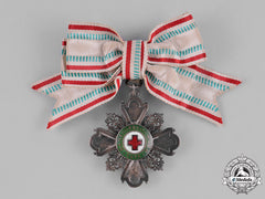 Bulgaria, Kingdom. A Red Cross Order For Incentive To Humanity, Iii Class For Ladies