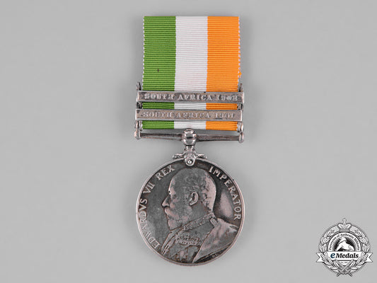 united_kingdom._a_king's_south_africa_medal1901-1902,_to_private_w._ledger,_the_queen's(_royal_west_surrey)_regiment,_wounded_in_action_m182_0356