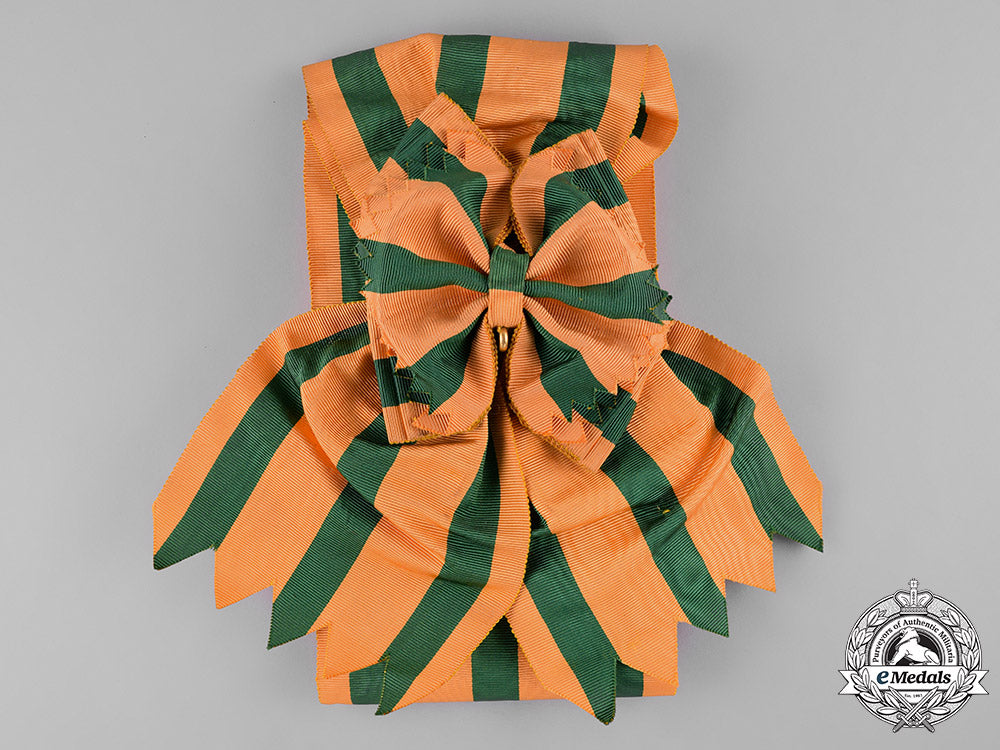 luxembourg,_grand_duchy._an_order_of_the_oak_crown_i_class_grand_cross_sash_m182_3396