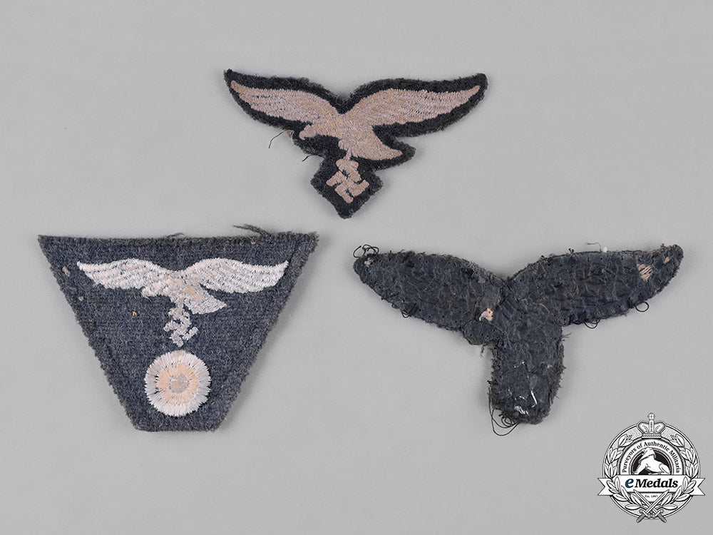 germany,_luftwaffe._a_group_of_luftwaffe_uniform_eagle_insignia_m182_6782