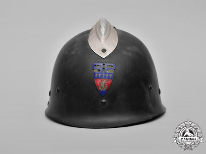 france,_fourth_republic._a_paris_police_prefecture_fire_brigade_helmet,_c.1953_m182_6904