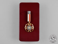 Poland (People's Republic). Medal Of Merit For Polish Culture, Cased