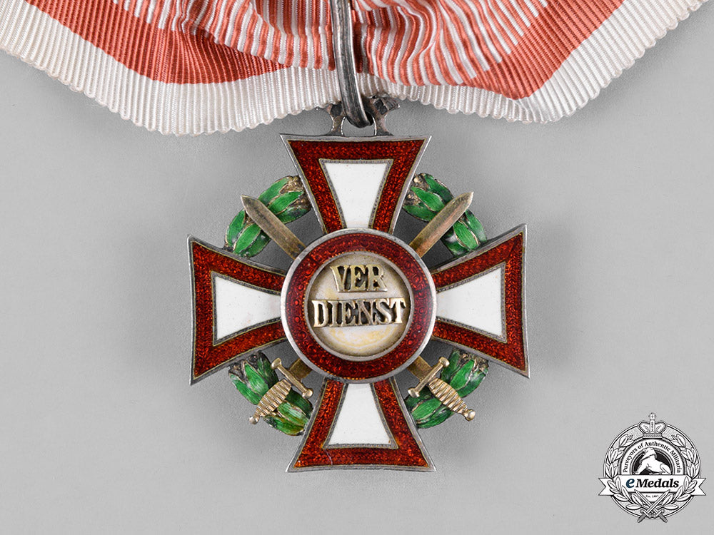 austria,_empire._a_military_merit_cross,_second_class,_with_war_decoration_and_swords,_by_r._marschall_m18_5841_1_1