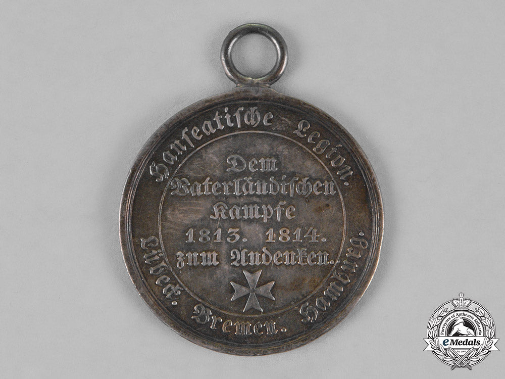 hansa._a_joint_war_commemorative_medal_of_the_hanseatic_legion,_c.1815_m18_6809_1